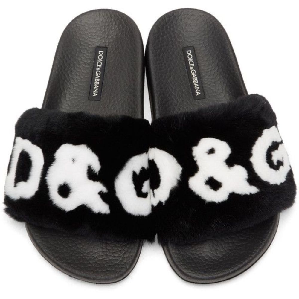 D&G fur slides